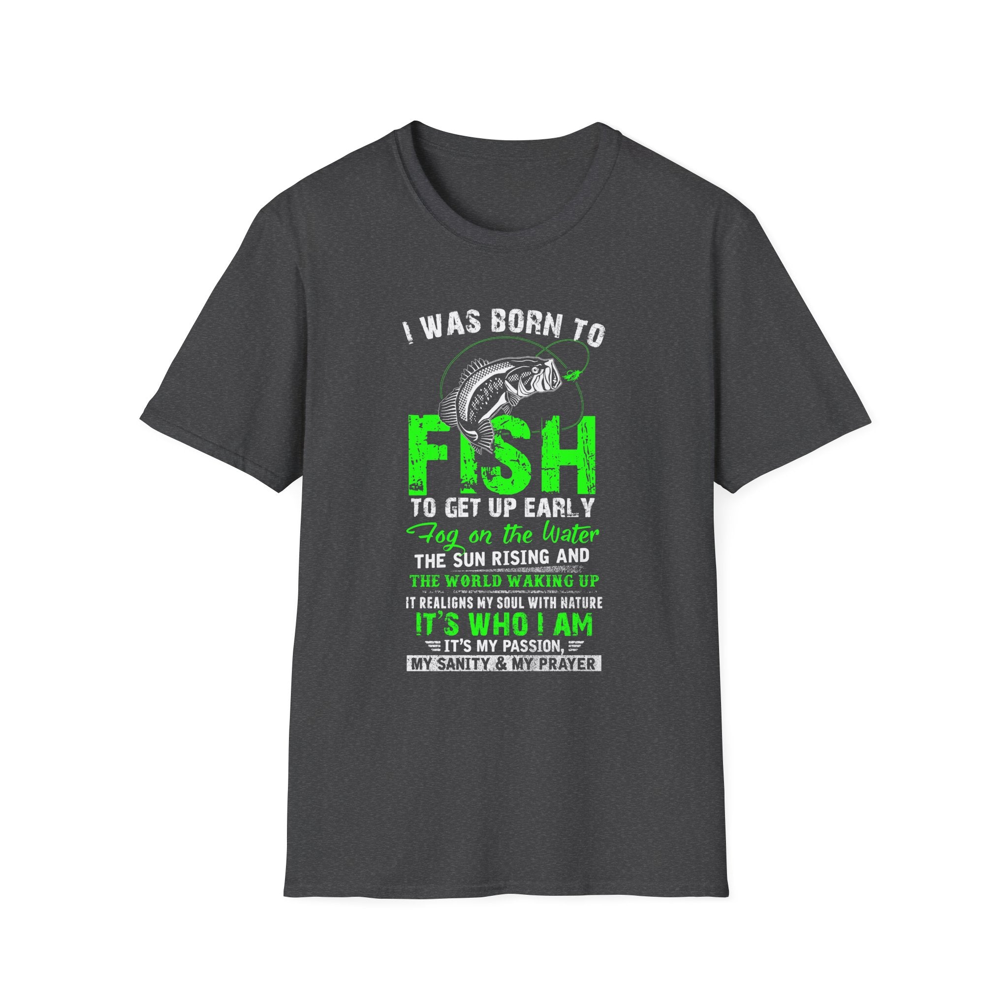 Fishing Passion Unisex Softstyle T-Shirt - Perfect for Nature Lovers