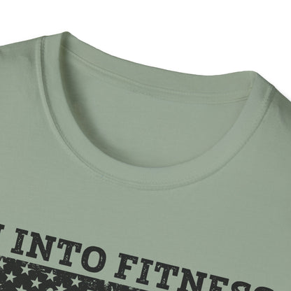I'm Into Fitness Deer Graphic T-Shirt - Unisex Softstyle Tee for Outdoor Enthusiasts