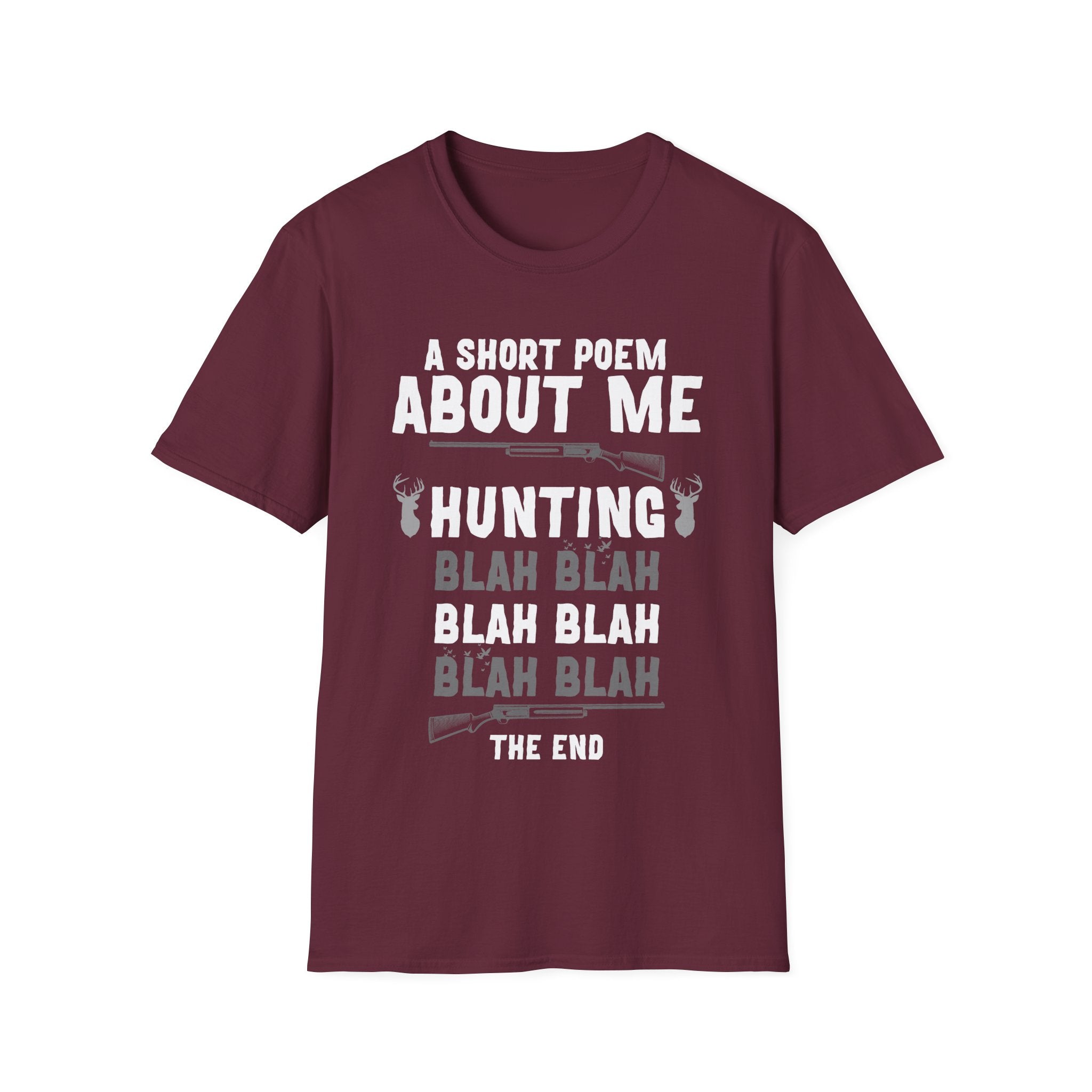 Funny Hunting T-Shirt - "Blah Blah" Design for Outdoor Enthusiasts