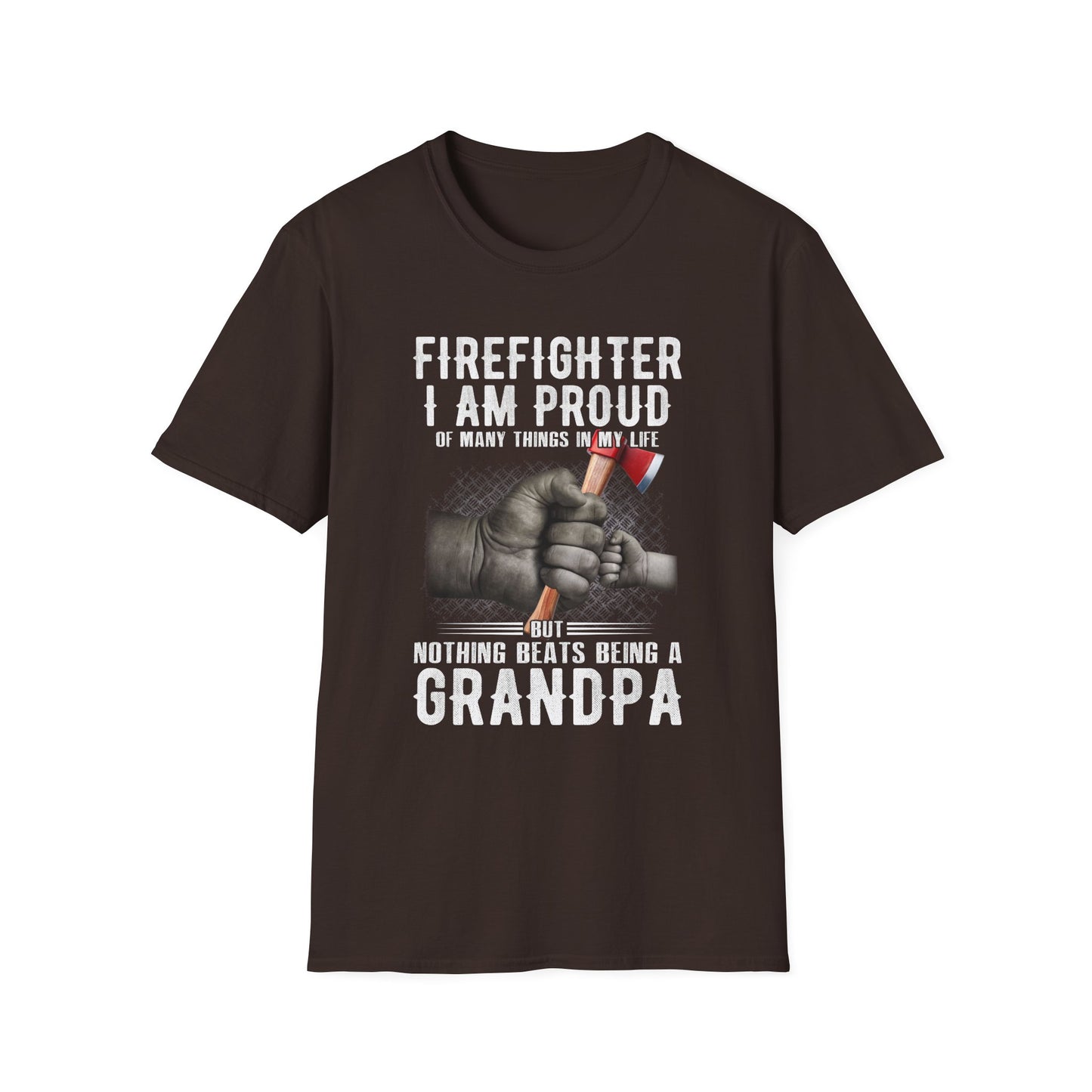 Proud Firefighter Grandpa T-Shirt | Perfect Gift for Grandpas | Casual Comfort,,,..