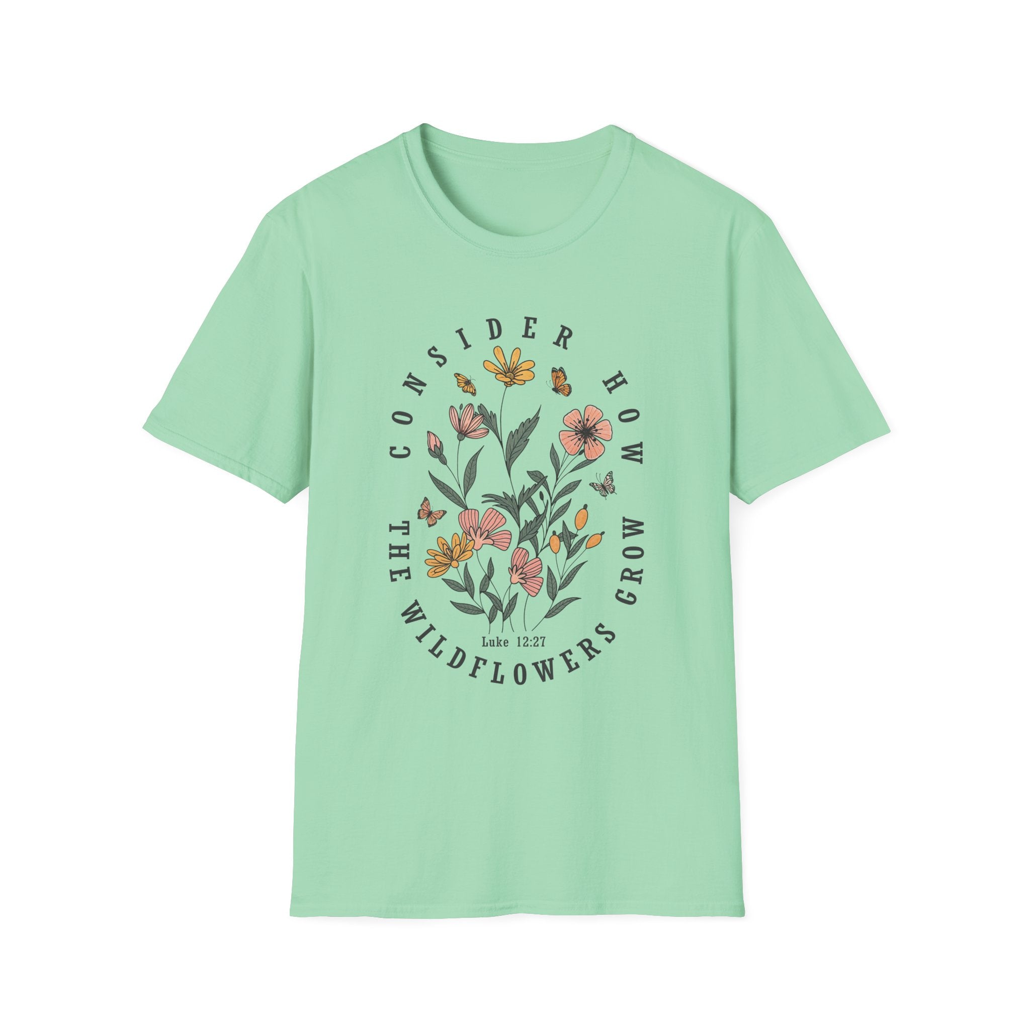 Floral Inspirational Family T-Shirt, Unisex Graphic Tee, Motivational Quote Shirt, Casual Floral Top, Perfect Gift for Nature Lovers
