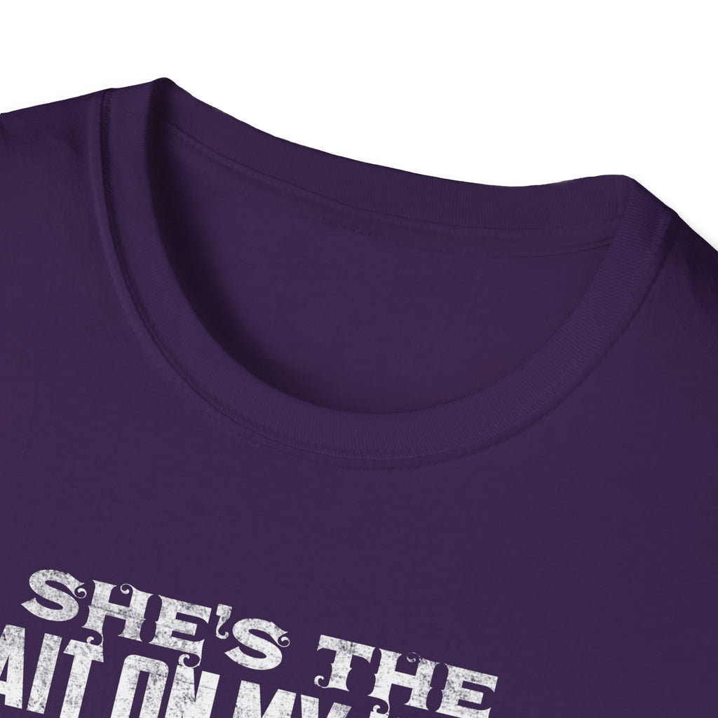 Fishing Wife Unisex Softstyle T-Shirt - "Best Catch of My Life"