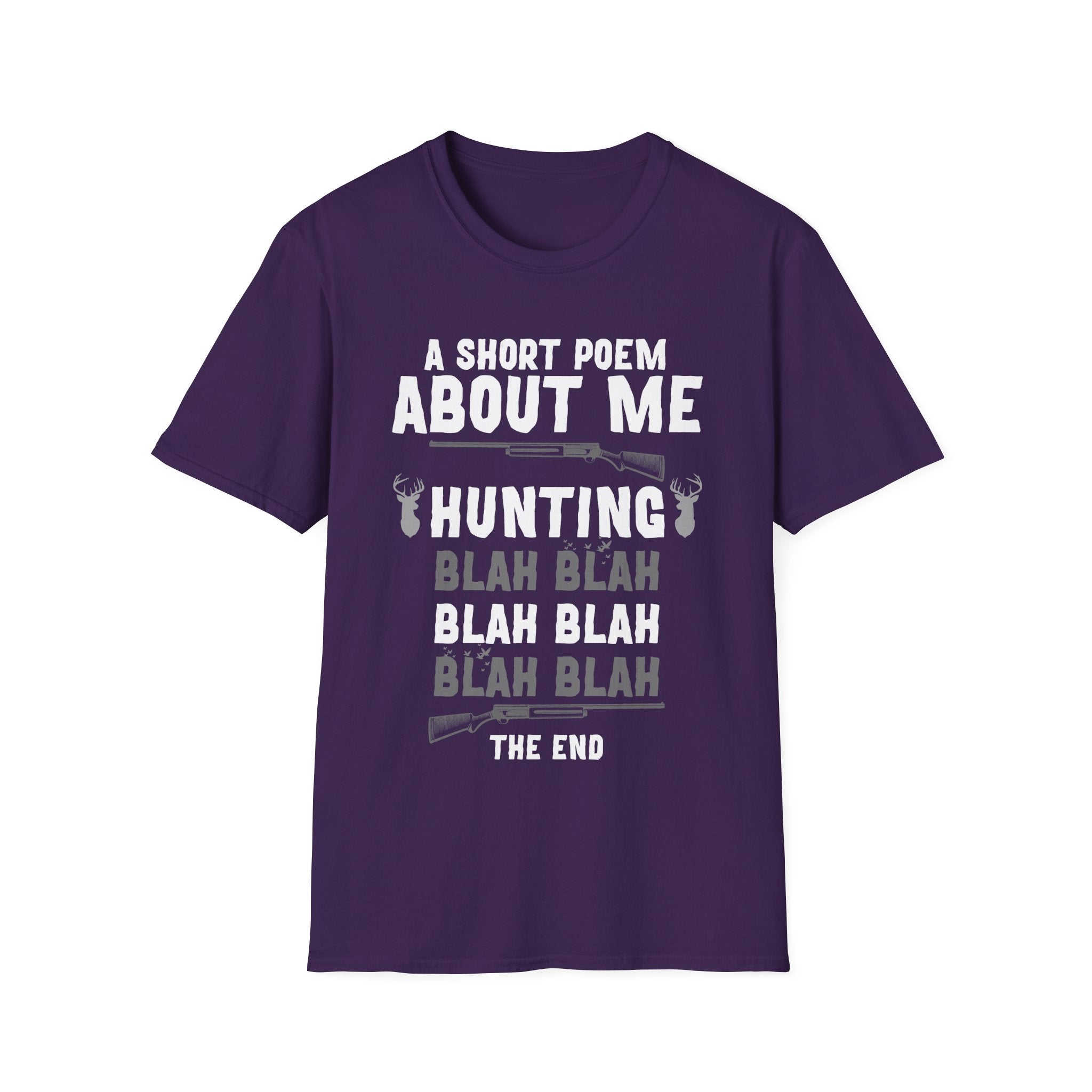 Funny Hunting T-Shirt - "Blah Blah" Design for Outdoor Enthusiasts