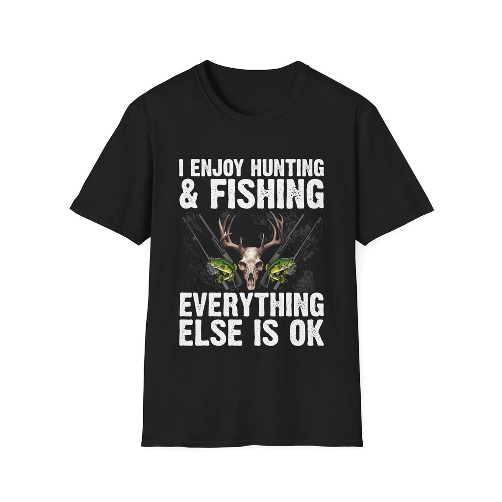 Hunting & Fishing Graphic T-Shirt - Perfect for Outdoor Enthusiasts