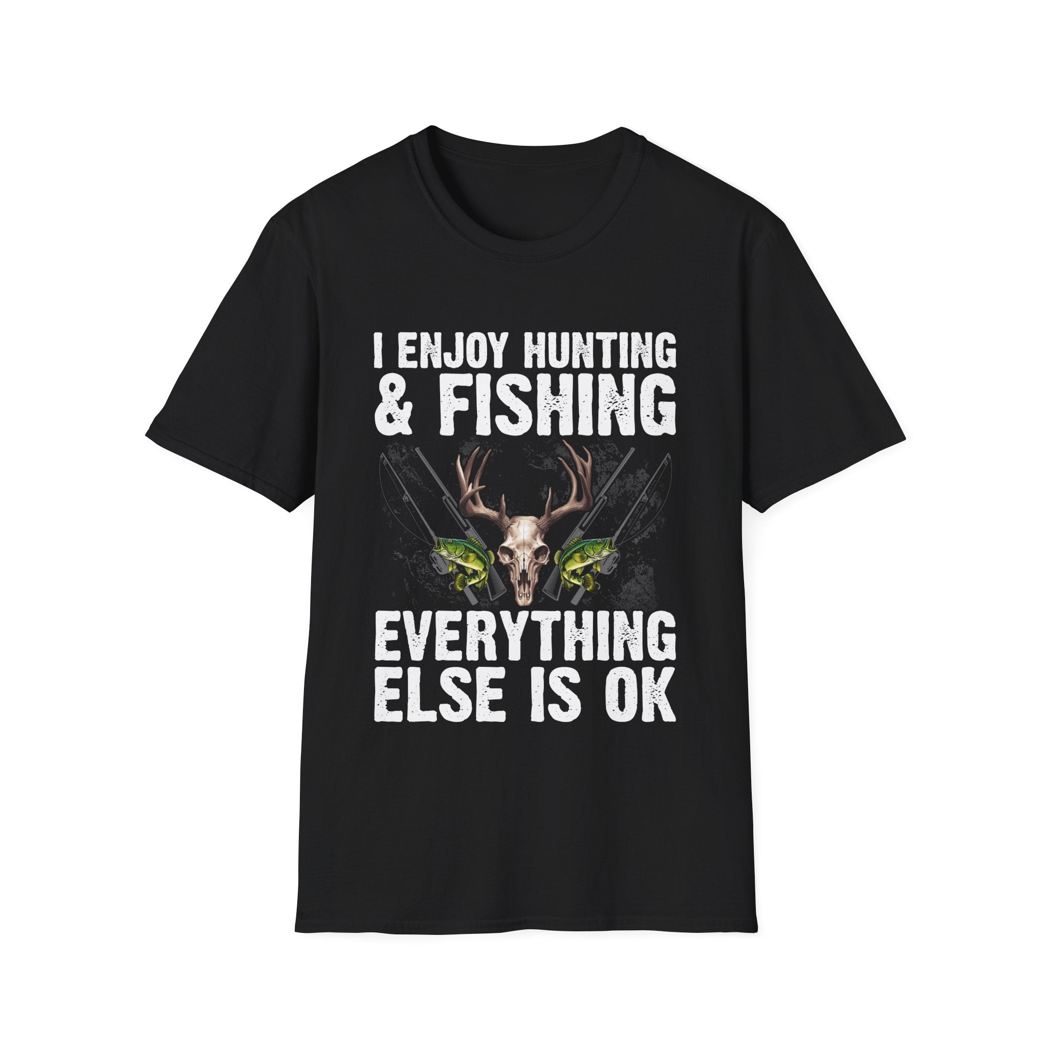 Hunting & Fishing Graphic T-Shirt - Perfect for Outdoor Enthusiasts