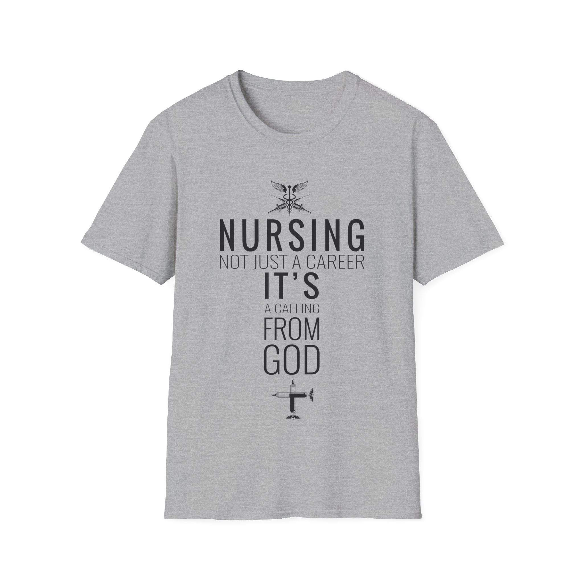 Nursing Calling Unisex Softstyle T-Shirt | Inspirational Tee for Healthcare Heroes