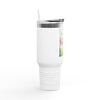 Camping Insulated Travel Mug - 40oz, Perfect for Outdoor Adventures, Hiking, Road Trips, Gifts for Campers, Summer Fun