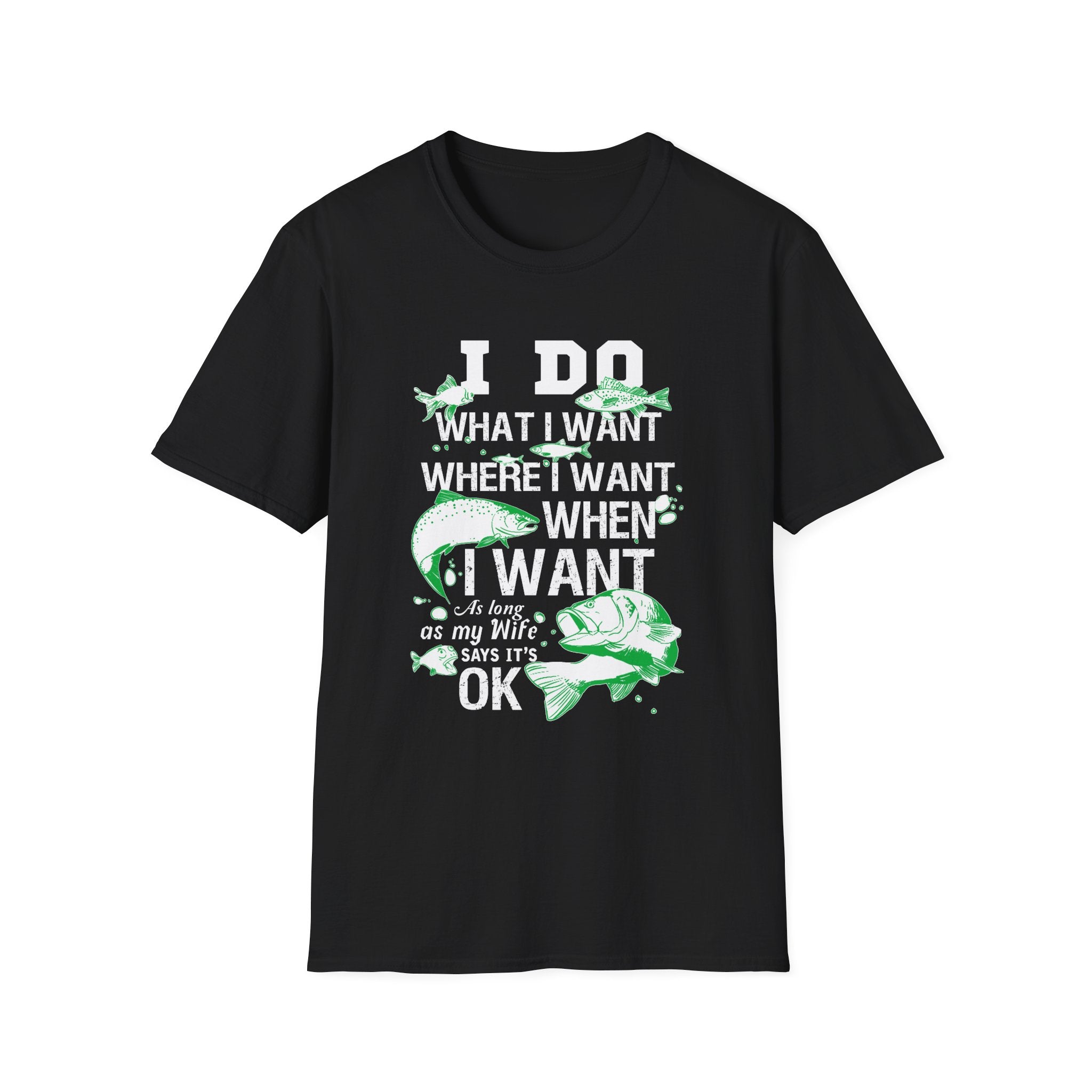 Funny Fishing T-Shirt - 'I Do What I Want When I Want' - Perfect Gift for Anglers