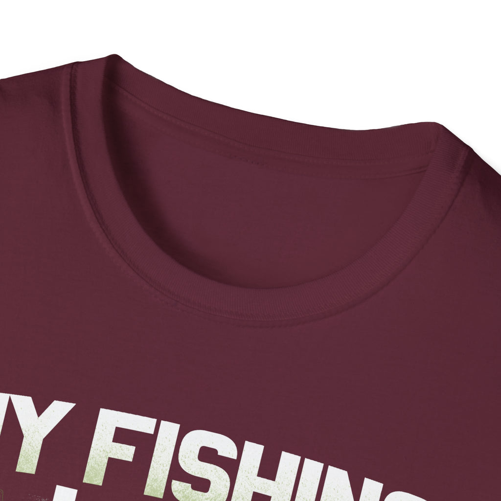 Funny Fishing T-Shirt - My Fishing Line Isn't The Only Thing I Get Wet - Unisex Softstyle Wear