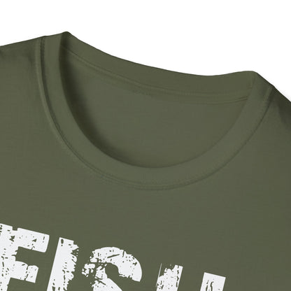 Fish Like a Pirate Unisex Softstyle T-Shirt - Perfect for Fishing Enthusiasts!