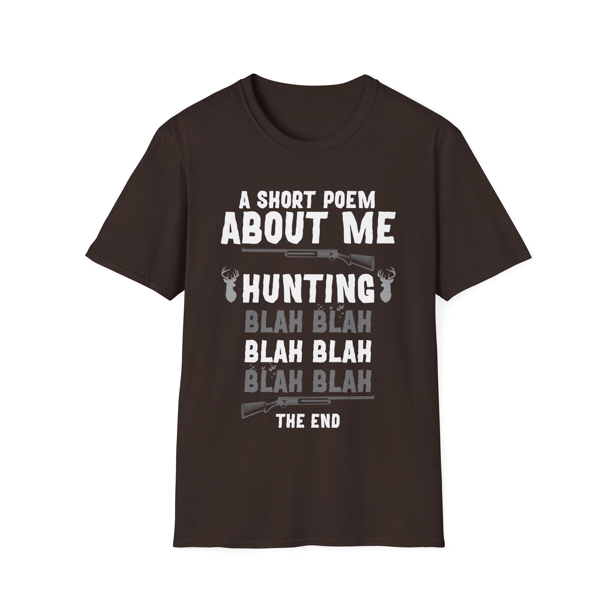 Funny Hunting T-Shirt - "Blah Blah" Design for Outdoor Enthusiasts