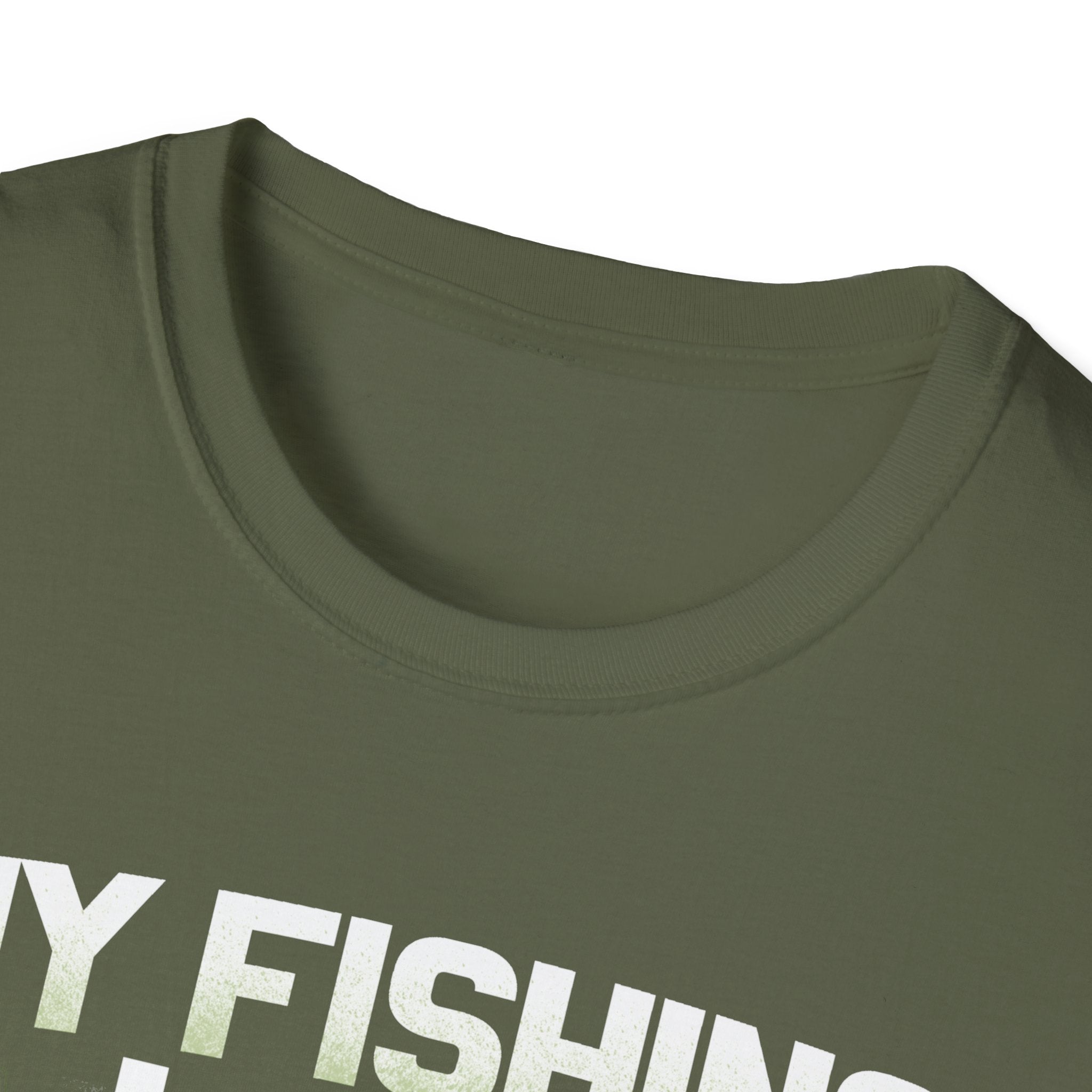 Funny Fishing T-Shirt - My Fishing Line Isn't The Only Thing I Get Wet - Unisex Softstyle Wear