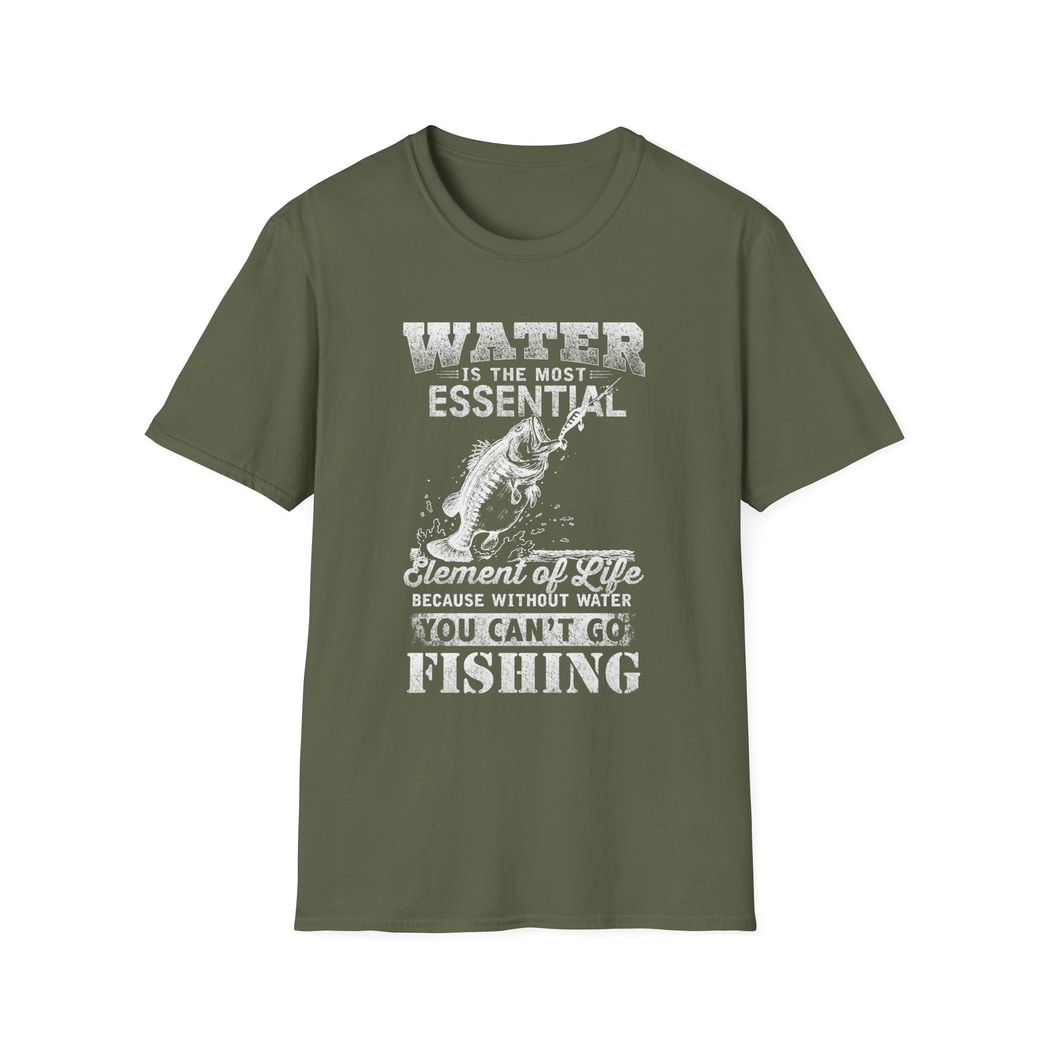 Water Essential Fishing T-Shirt | Unisex Softstyle Tee