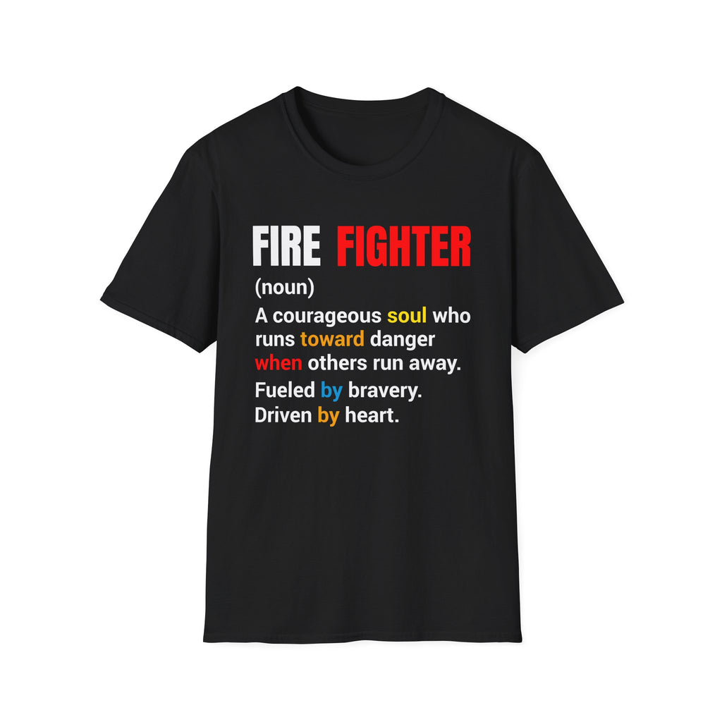 Courageous Soul T-Shirt, Firefighter Gift, First Responder Tee, Inspirational Graphic Tee, Unisex Shirt ,,,..