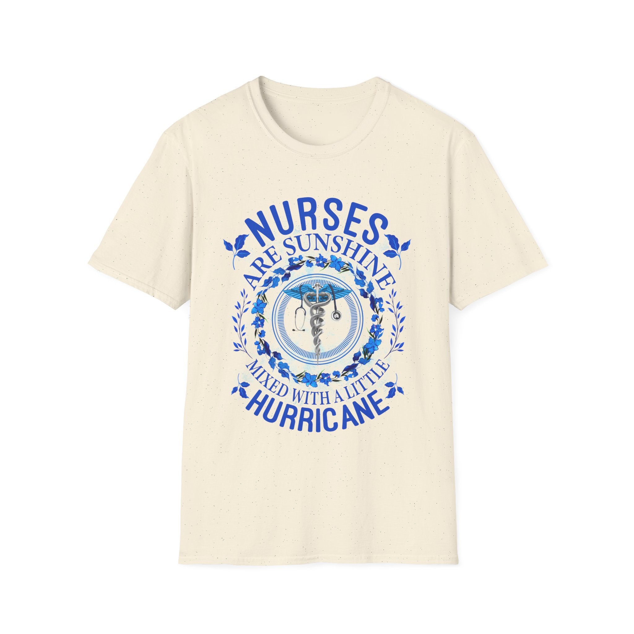 Nurses Are Sunshine T-Shirt – Unisex Softstyle Tee for Healthcare Heroes