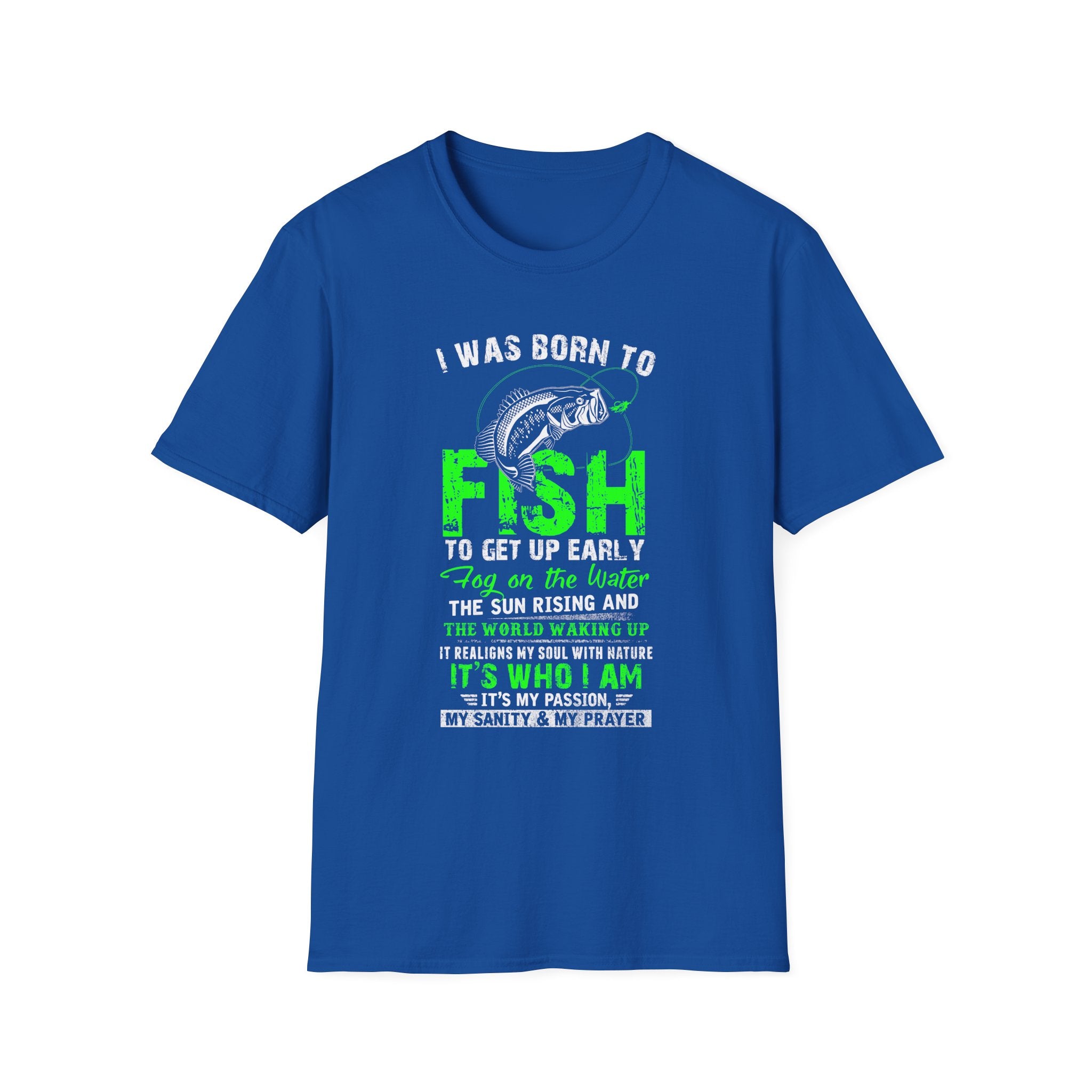Fishing Passion Unisex Softstyle T-Shirt - Perfect for Nature Lovers