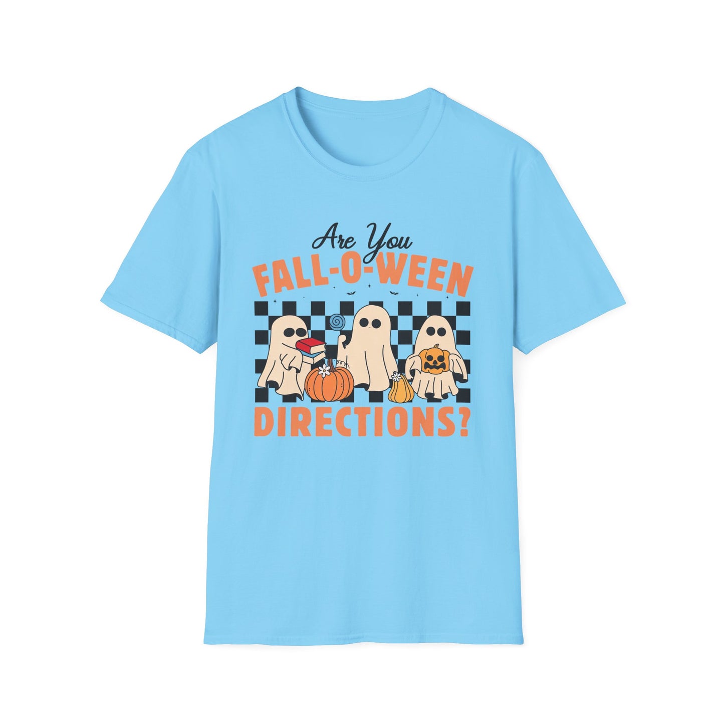 Teacher T-Shirt, Cute Ghost Design, Perfect for Fall, Trick or Teach, Unisex Tee, Gift for Teachers