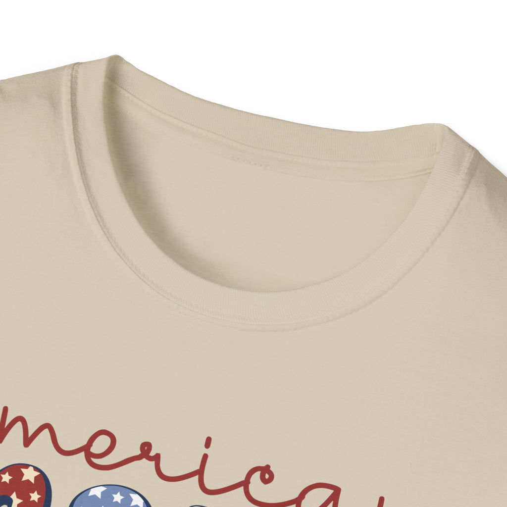 American Mama Patriotic T-Shirt, Casual Tee, Unisex T-Shirt