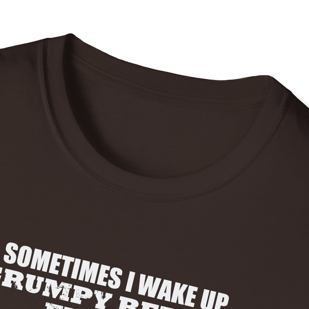 Grumpy Fisherman Unisex Softstyle T-Shirt - Funny Fishing Humor Tee