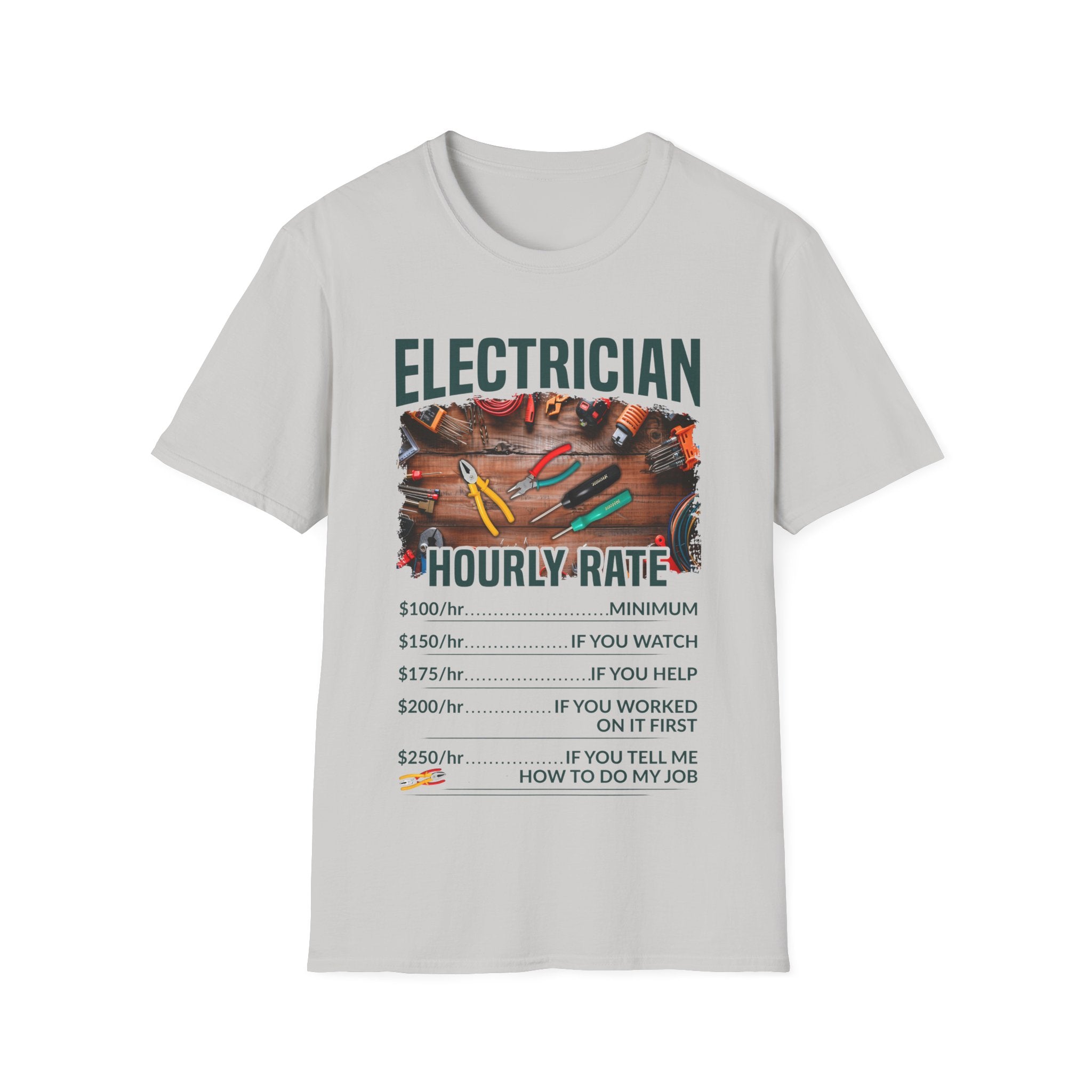 Electrician Hourly Rate Unisex T-Shirt