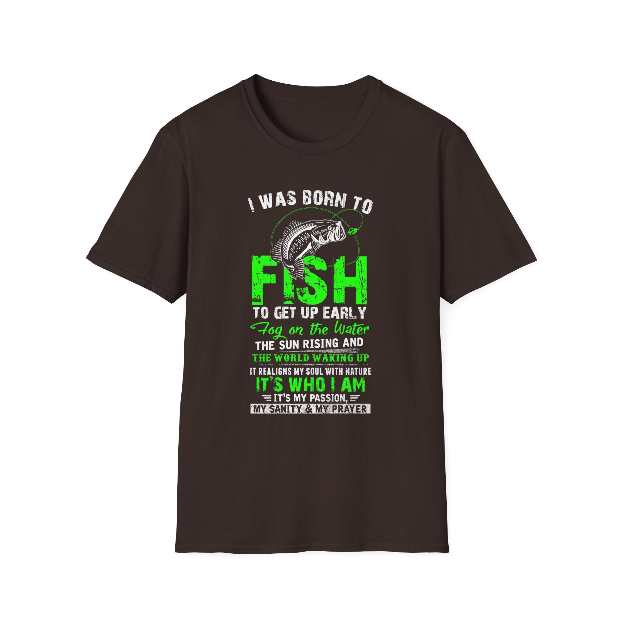 Fishing Passion Unisex Softstyle T-Shirt - Perfect for Nature Lovers