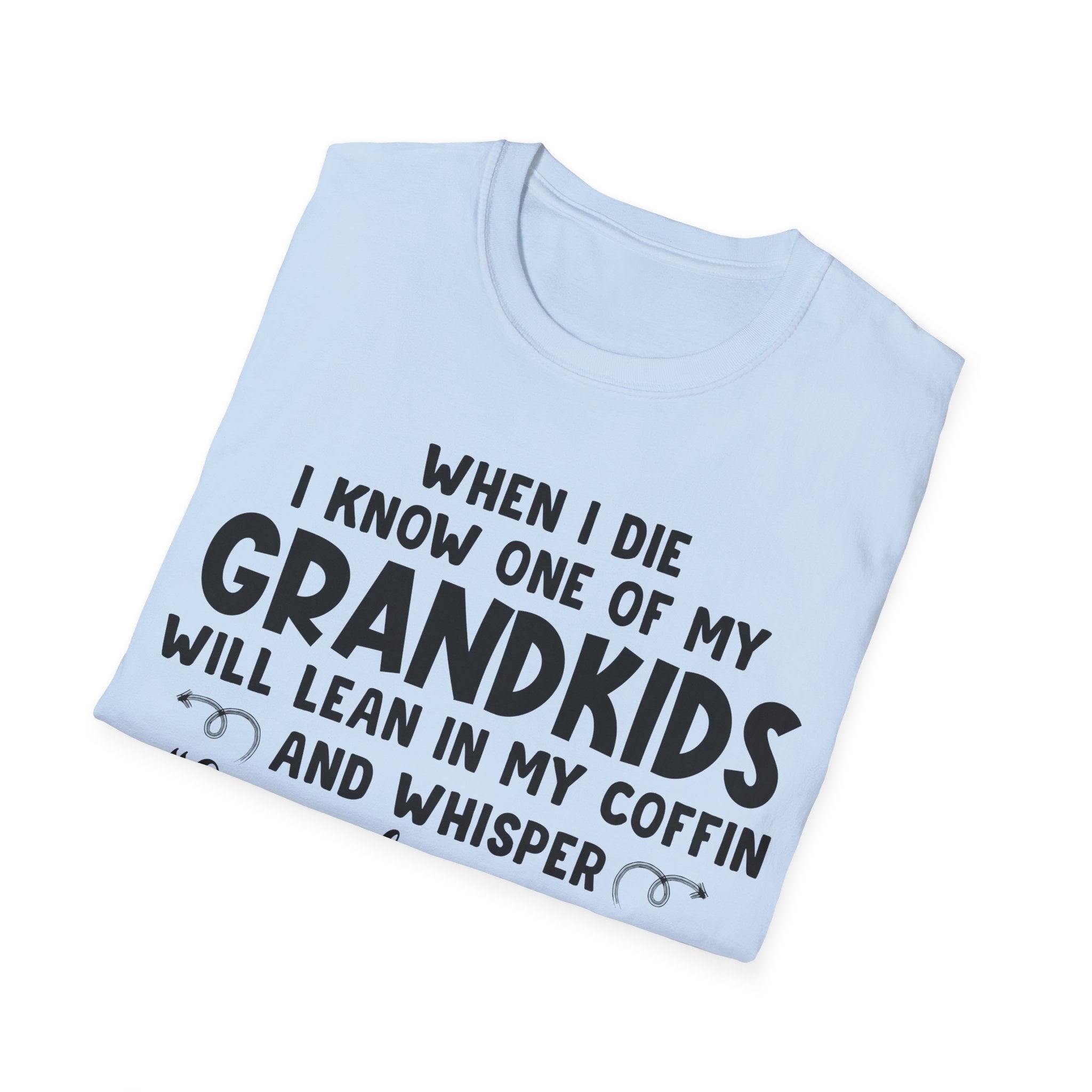 Funny Grandkids Quote Unisex Softstyle T-Shirt