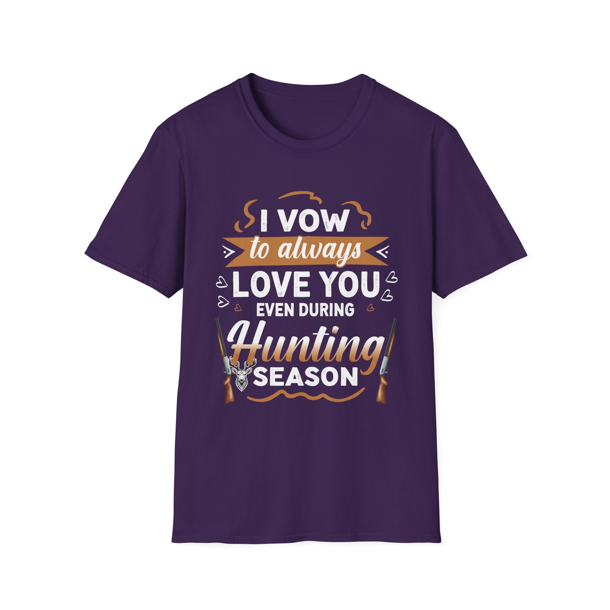 Hunting Season Love T-Shirt - Unisex Softstyle Tee for Outdoor Enthusiasts