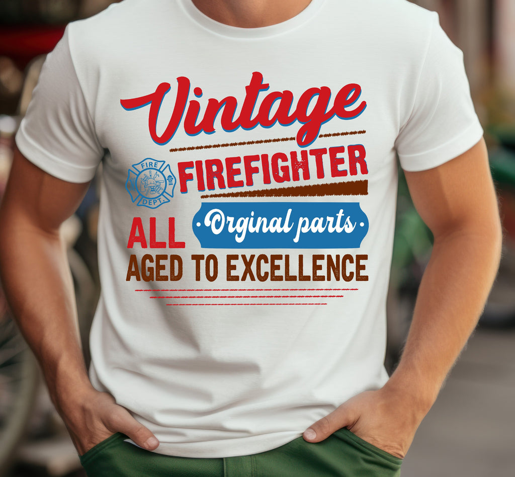 Vintage Firefighter Unisex T-Shirt