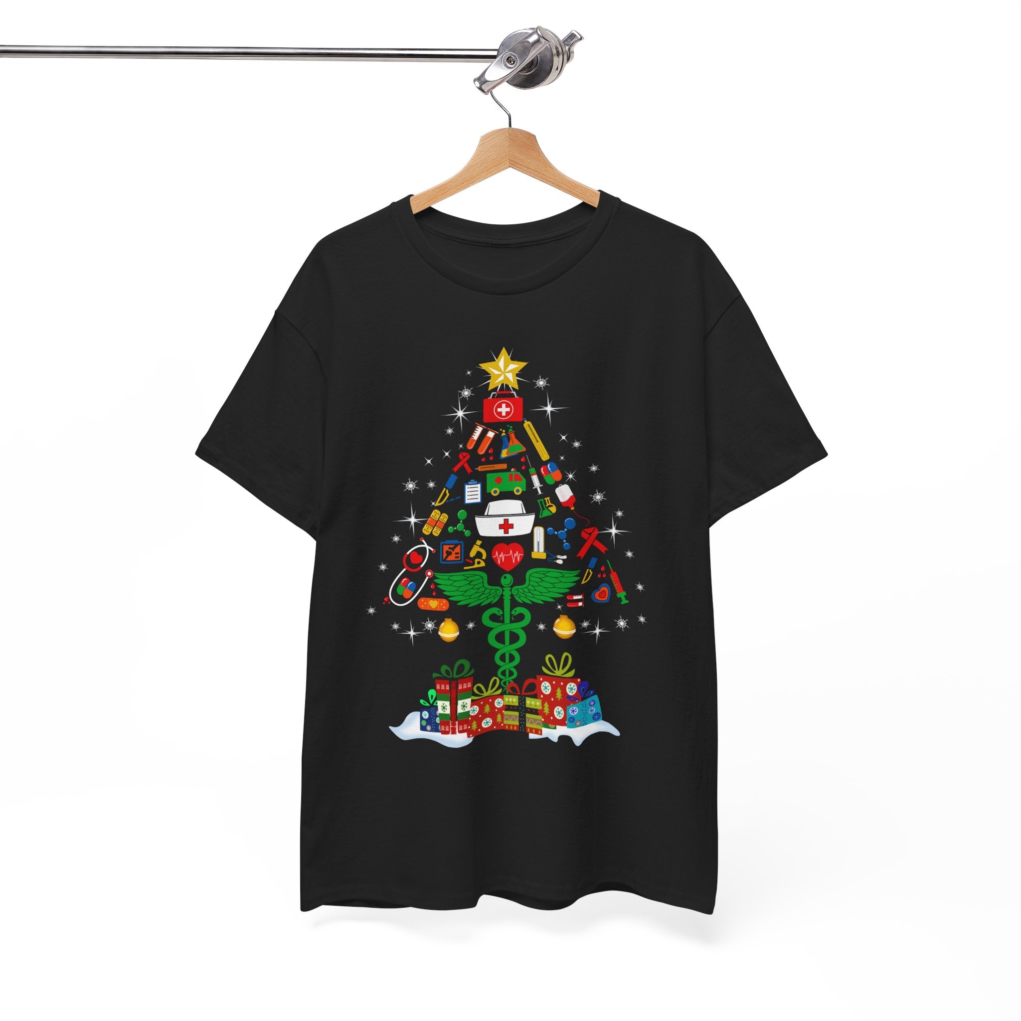 Medical Tree T-Shirt — Holiday Nursing & Doctor Gifts