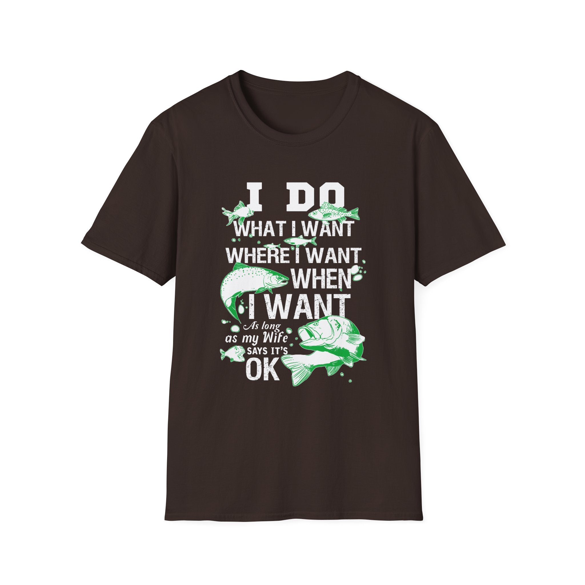 Funny Fishing T-Shirt - 'I Do What I Want When I Want' - Perfect Gift for Anglers