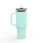 Camping Insulated Travel Mug - 40oz, Perfect for Outdoor Adventures, Hiking, Road Trips, Gifts for Campers, Summer Fun