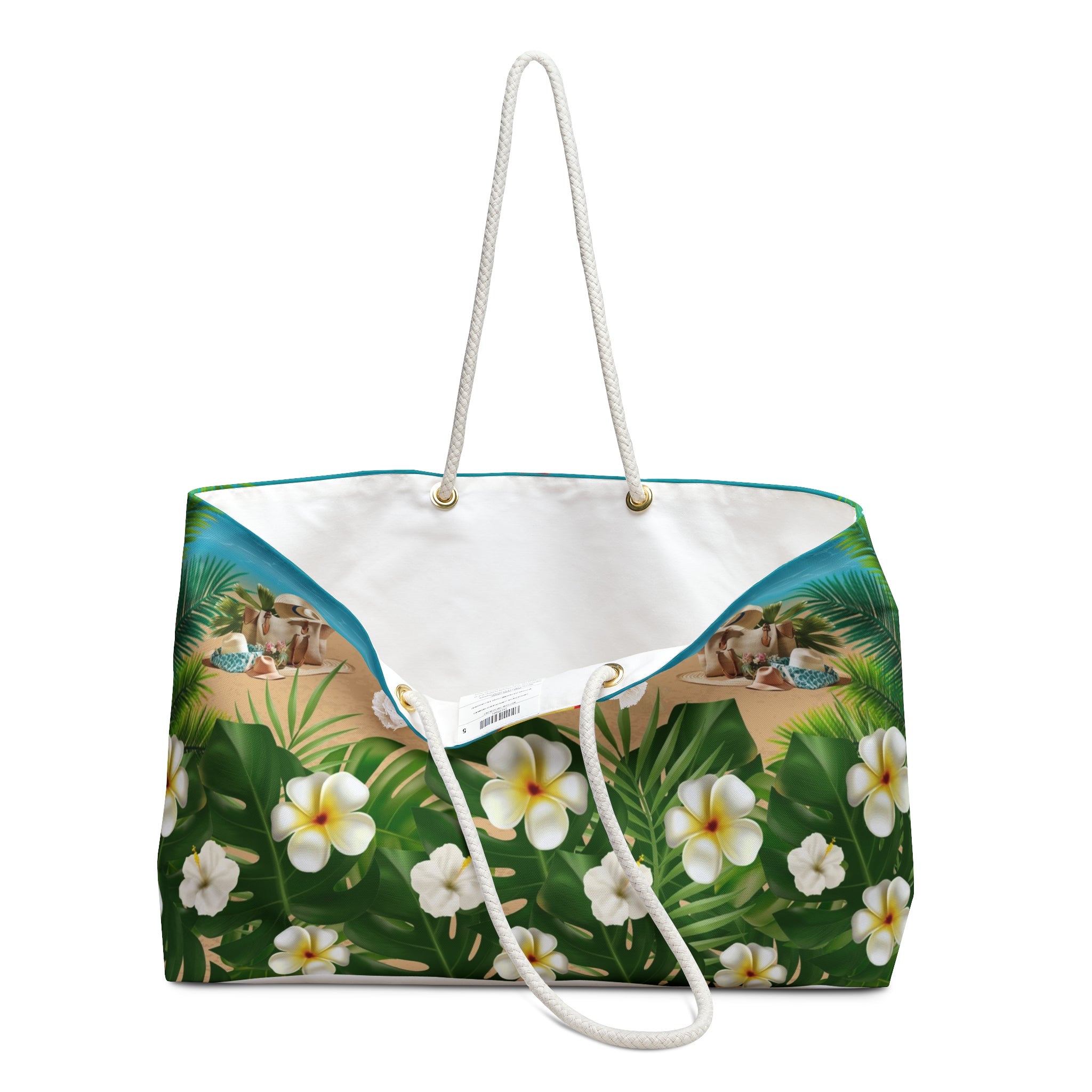 Tropical Weekender Bag, Beach Travel Tote, Floral Escape Bag, Vacation Essentials, Summer Getaway Accessory, Holiday Travel Companion