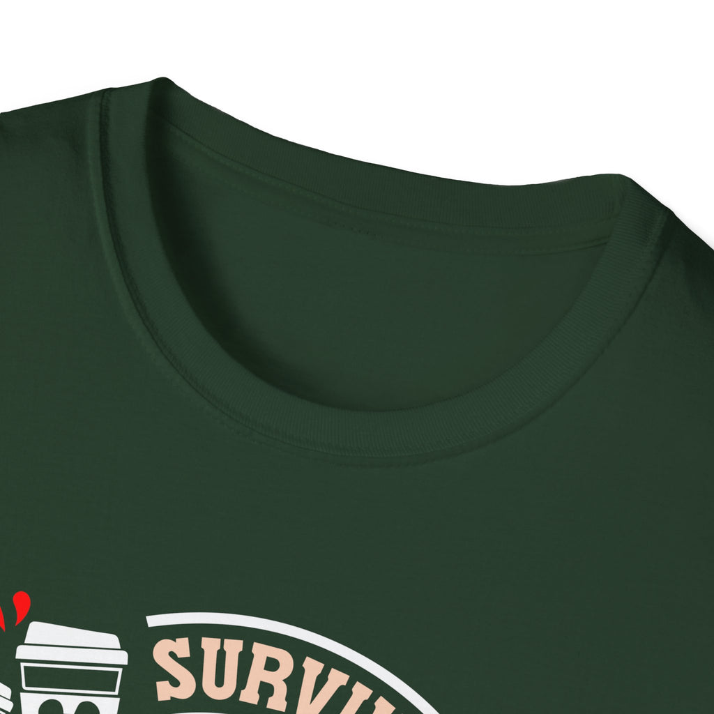 Surviving Motherhood One Sip at a Time Coffee T-Shirt