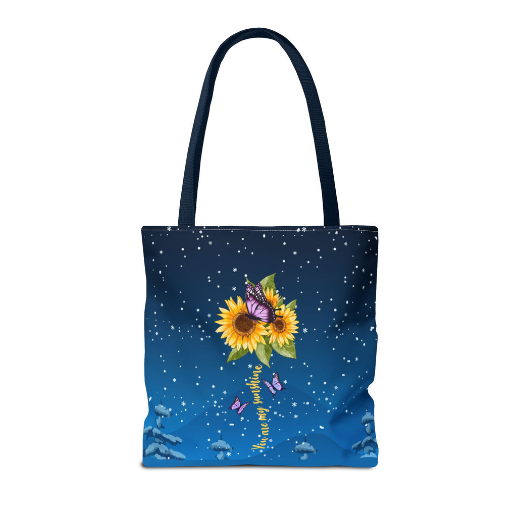 Heartfelt Sunflower Tote Bag for Daughters | Inspirational Gift | Birthday, Graduation, Mother's Day, Everyday Use, Floral Art