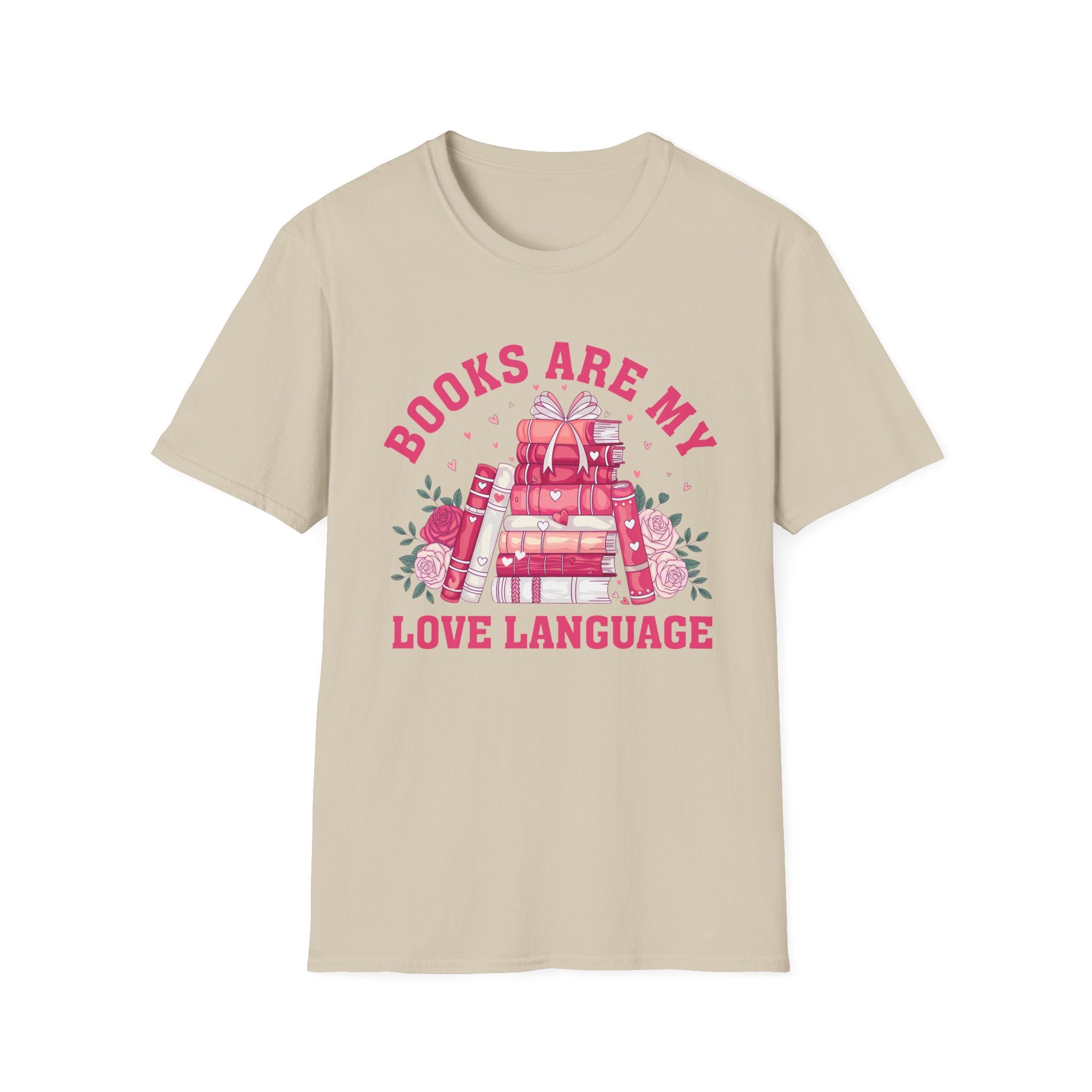 Books Are My Love Language Unisex Softstyle T-Shirt