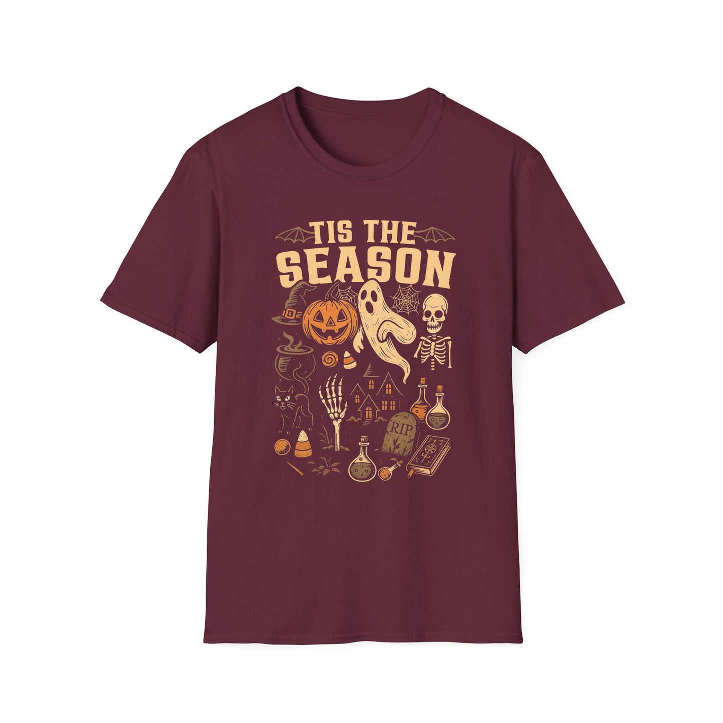 Spooky T-Shirt for Everyone, Casual Wear, Gift for Friends, Unisex Graphic Tee