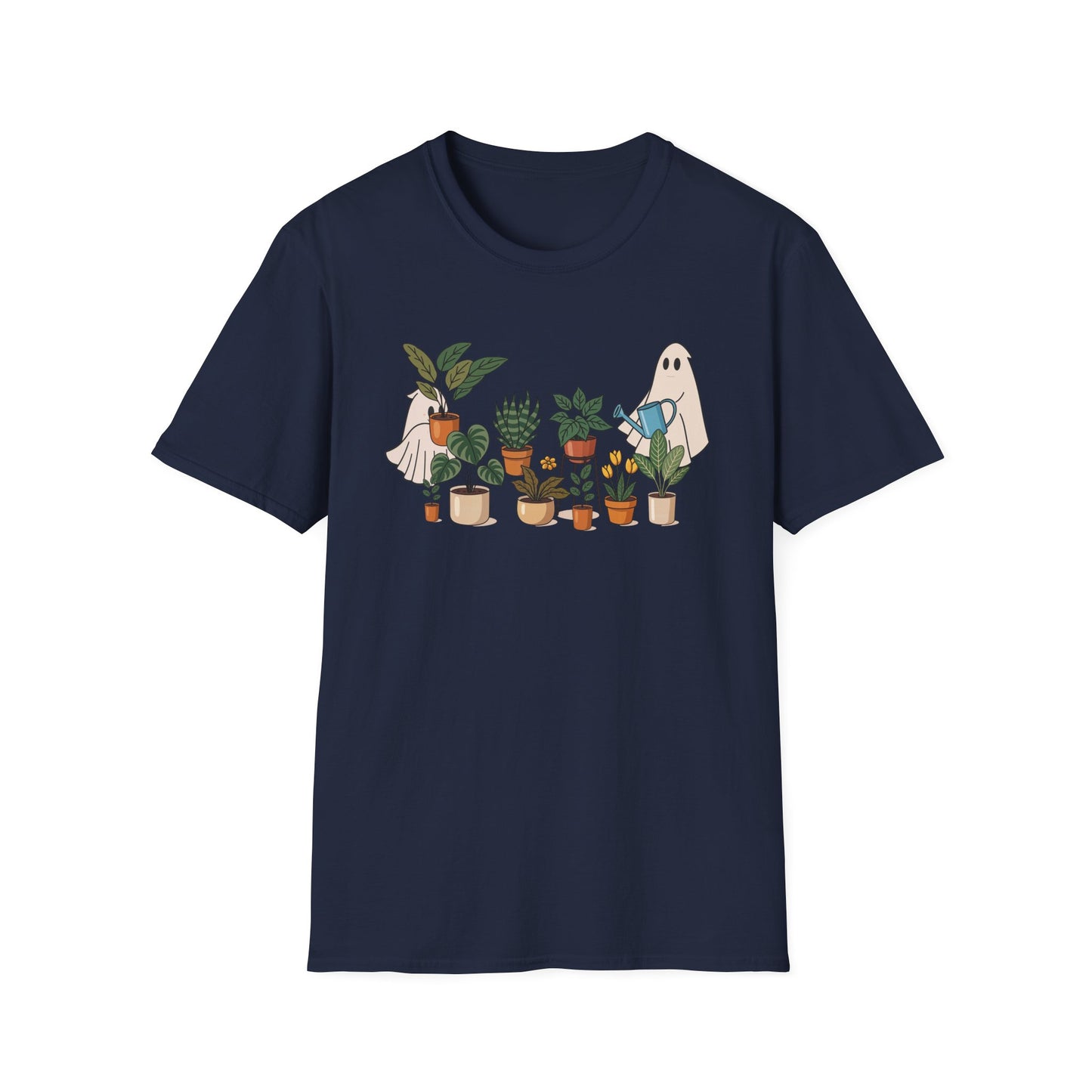 Cute Plant Ghost Unisex T-Shirt, Gardening Gift, Plant Lover Tee