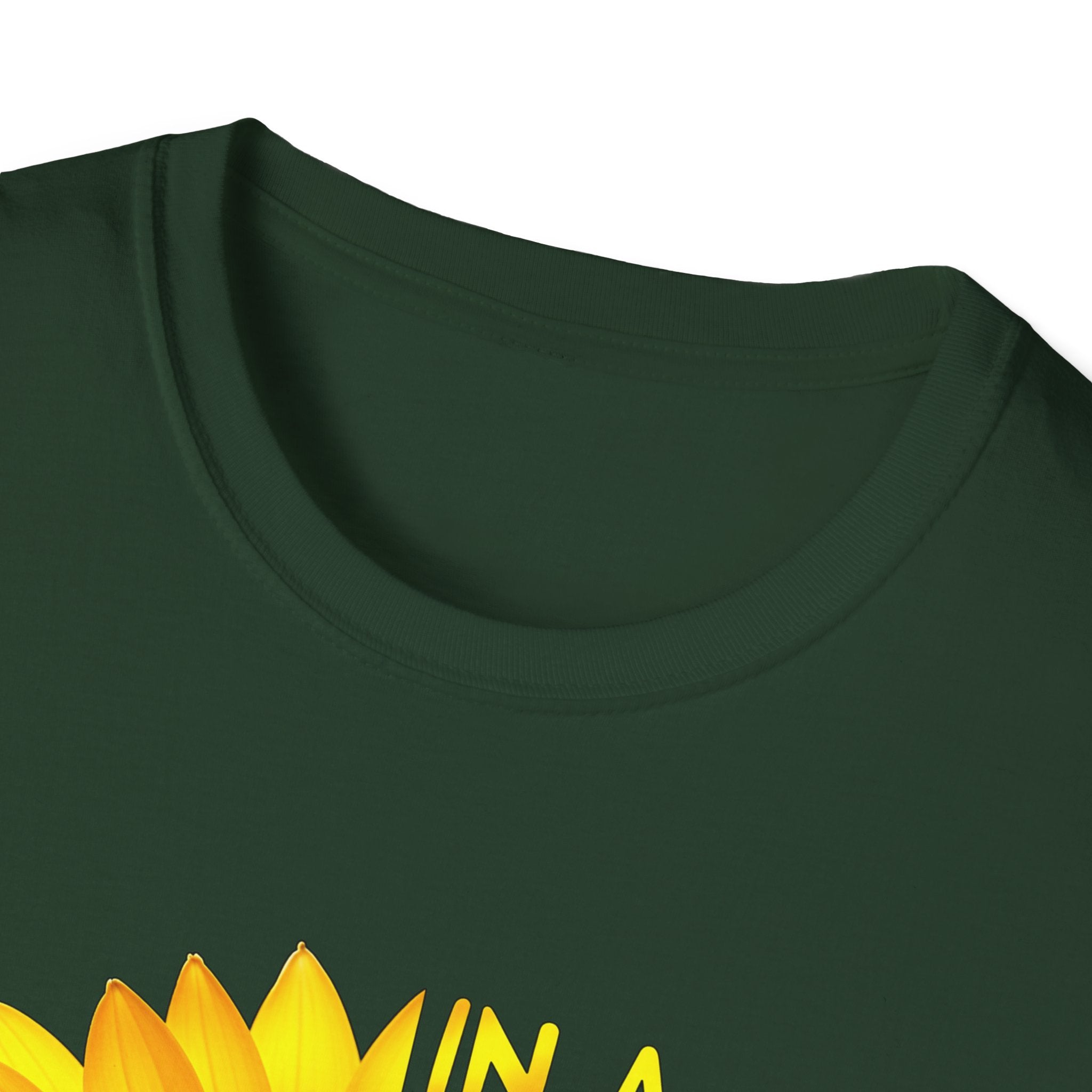 Be a Sunflower Unisex Softstyle T-Shirt | Inspirational Tee for Garden Lovers, Nature Enthusiasts, Gift for Friends, Motivational Top