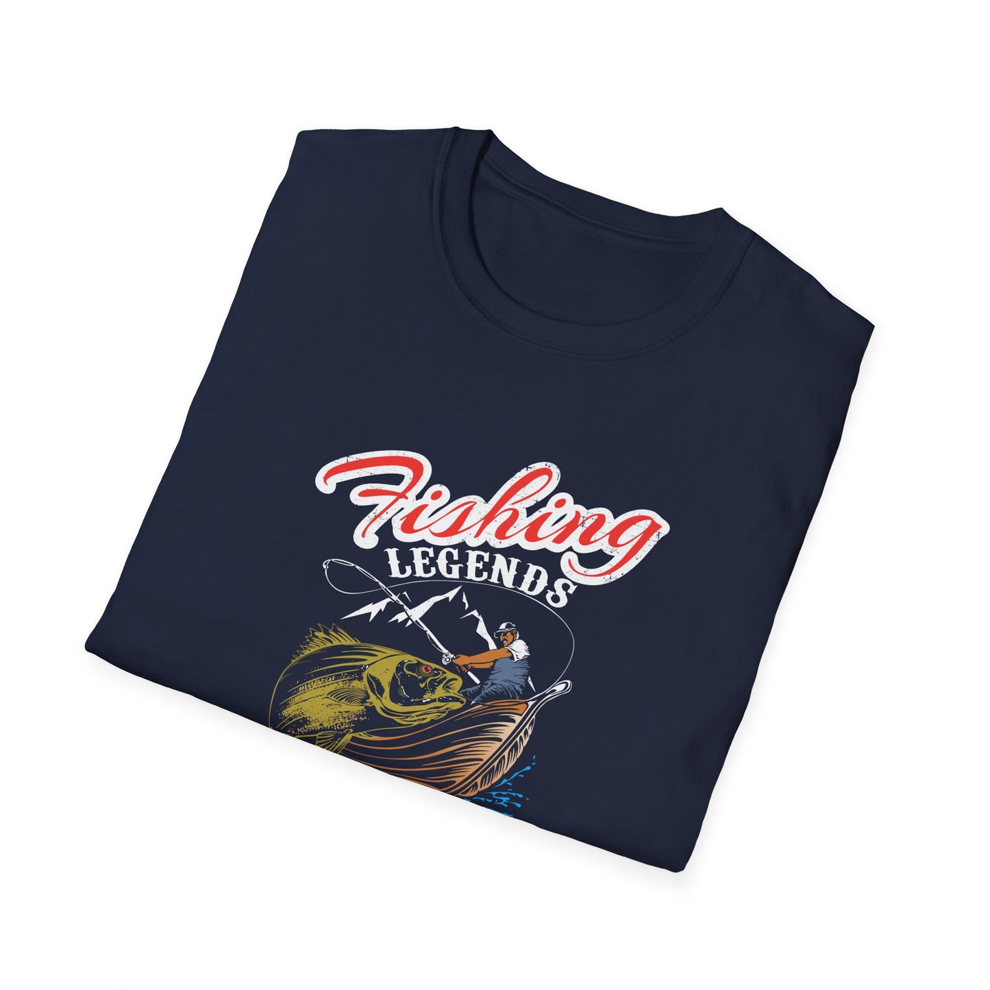 Canada Fishing Unisex Softstyle T-Shirt - Fun Graphic Tee for Outdoor Lovers