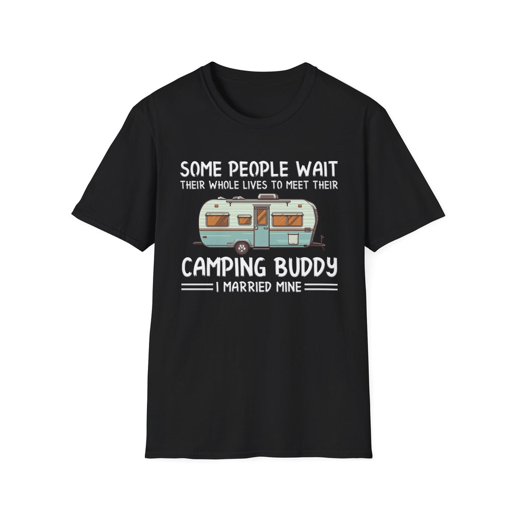 Camping Buddy T-Shirt, Outdoor Adventure Tee, RV Lover Gift, Travel Enthusiast Apparel, Summer Camping Attire
