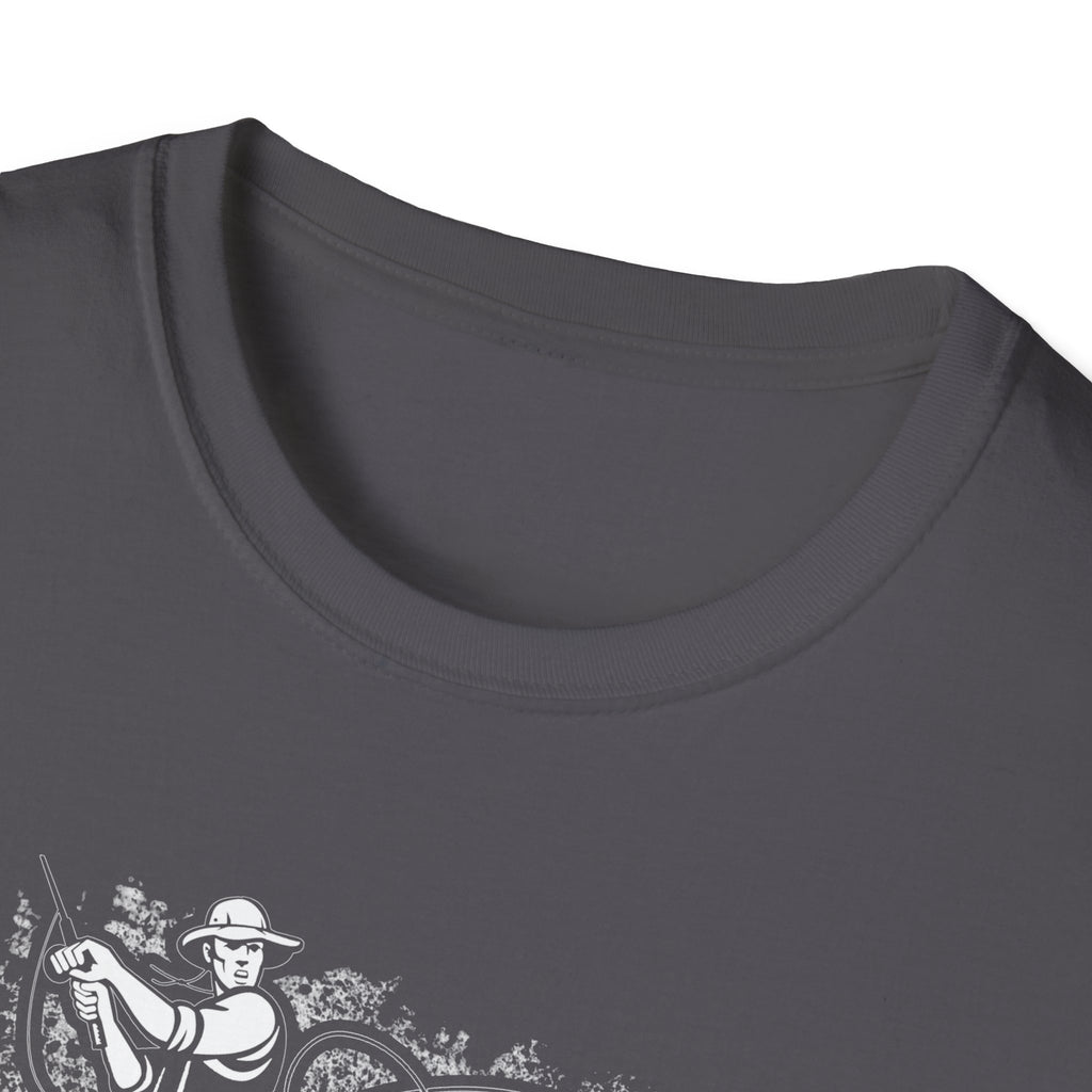 Funny Fishing Career Unisex Softstyle T-Shirt - Perfect for Outdoor Enthusiasts