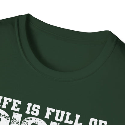 Welding Risks Unisex Softstyle T-Shirt - Perfect for Welders and Safety Enthusiasts