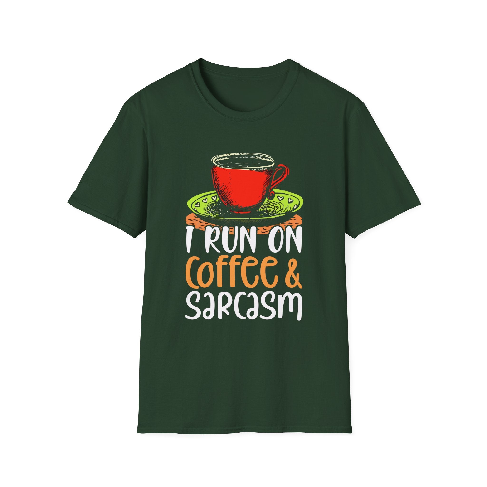 I Run on Coffee & Sarcasm T-Shirt