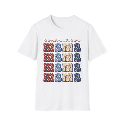 American Bear Patriotic T-Shirt, Casual Tee, Unisex T-Shirt, Gift for Him/Her, Summer Wear