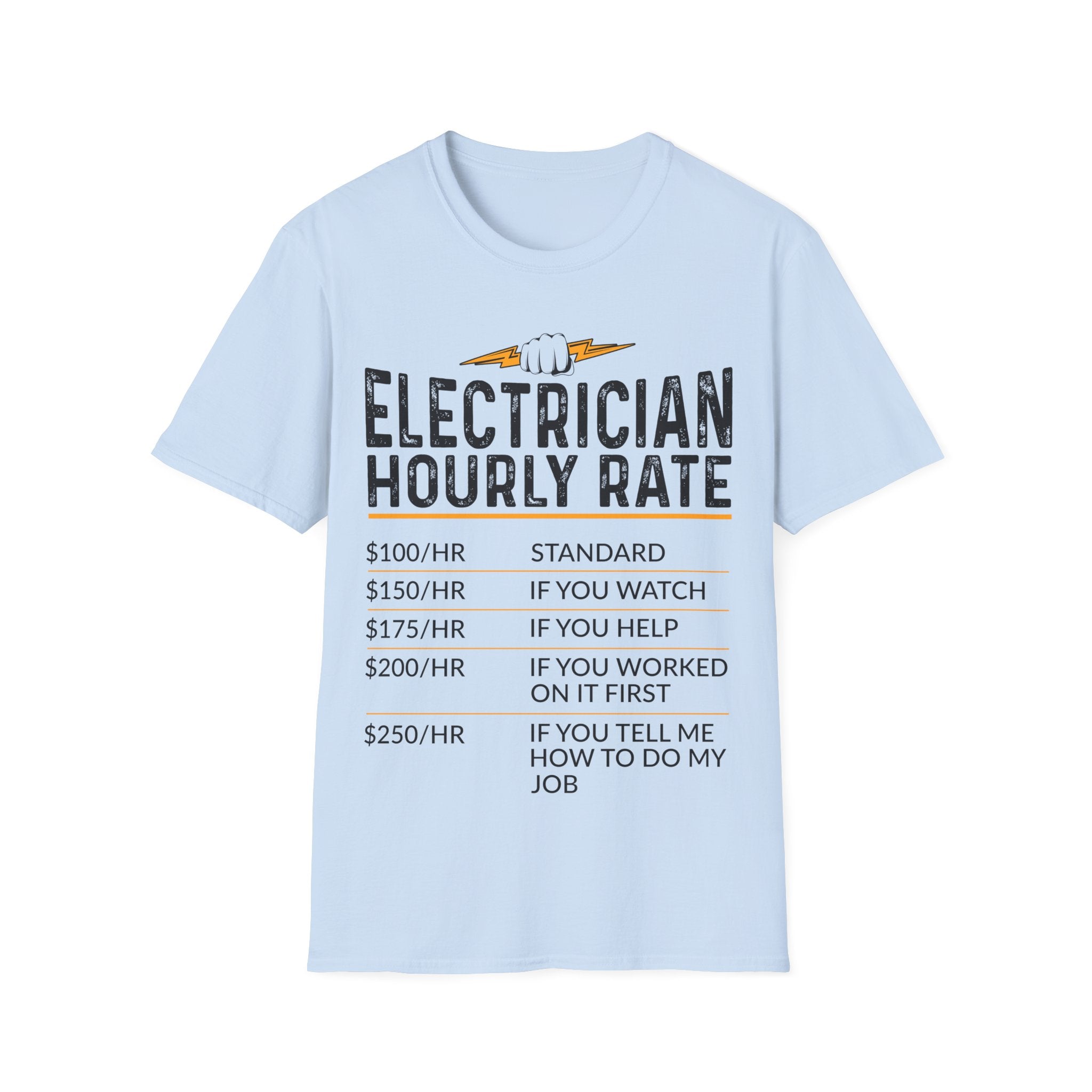 Electrician Hourly Rate Unisex T-Shirt