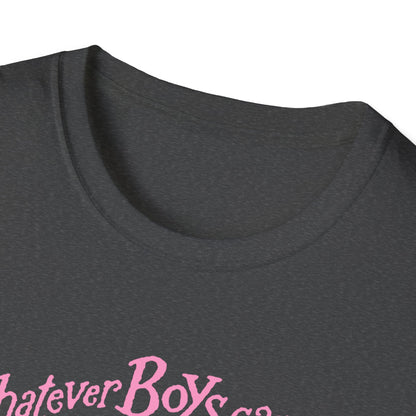Girls Can Catch Bigger T-Shirt - Fishing Statement Tee for Women
