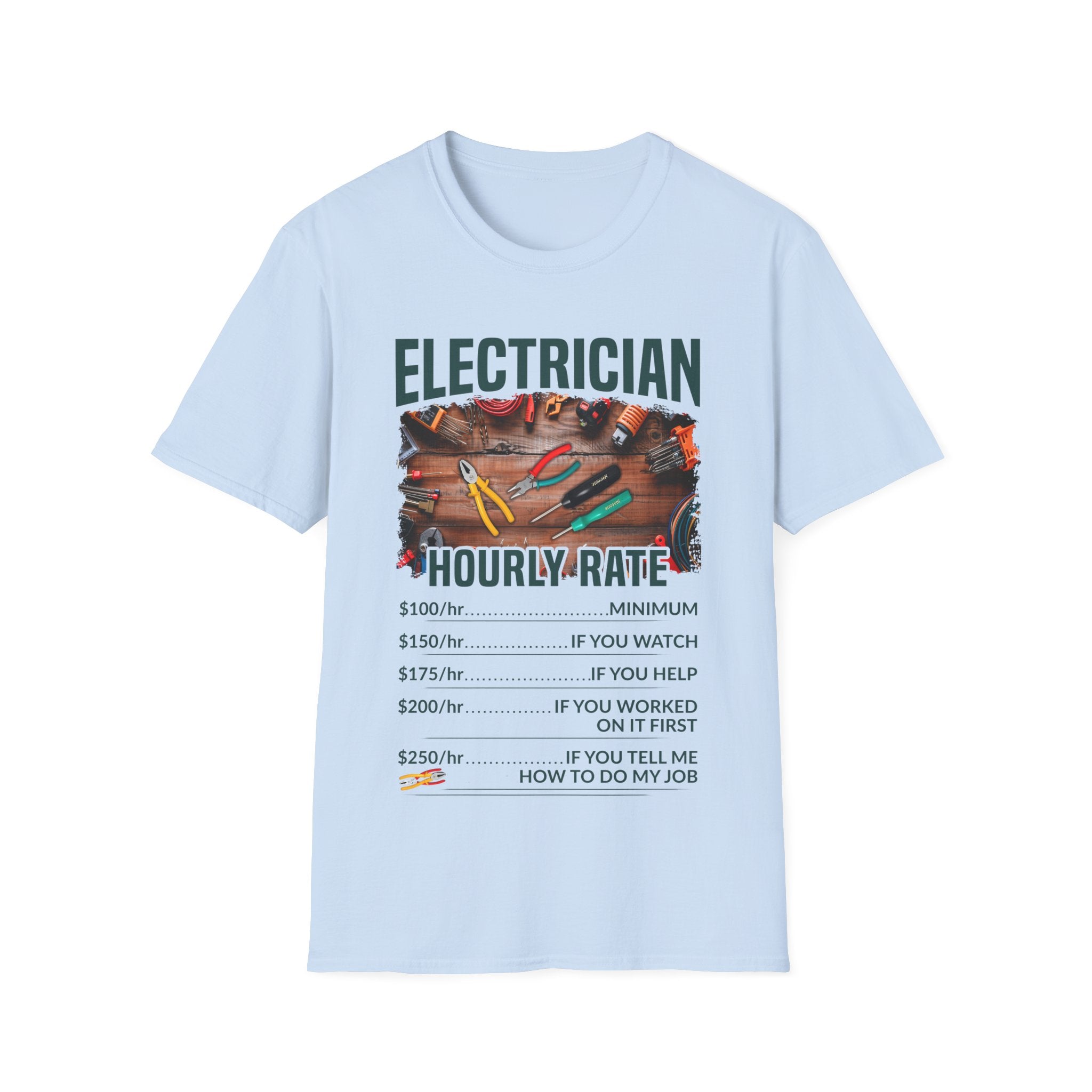 Electrician Hourly Rate Unisex T-Shirt