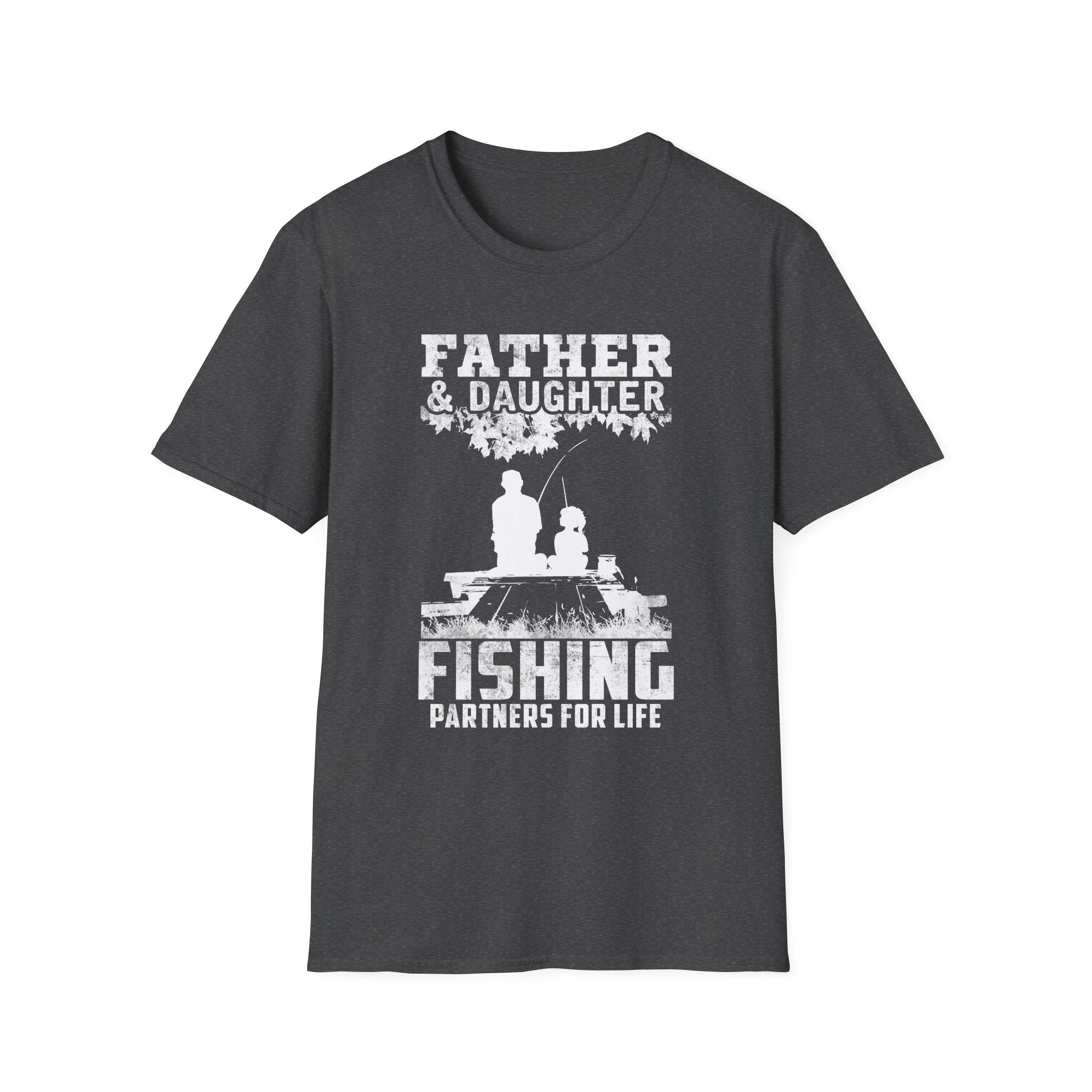 Father & Daughter Fishing Partners T-Shirt | Unisex Softstyle Tee