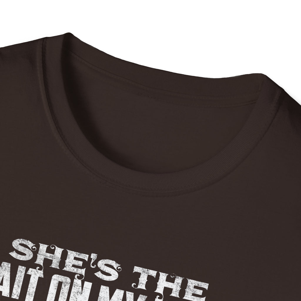 Fishing Wife Unisex Softstyle T-Shirt - "Best Catch of My Life"