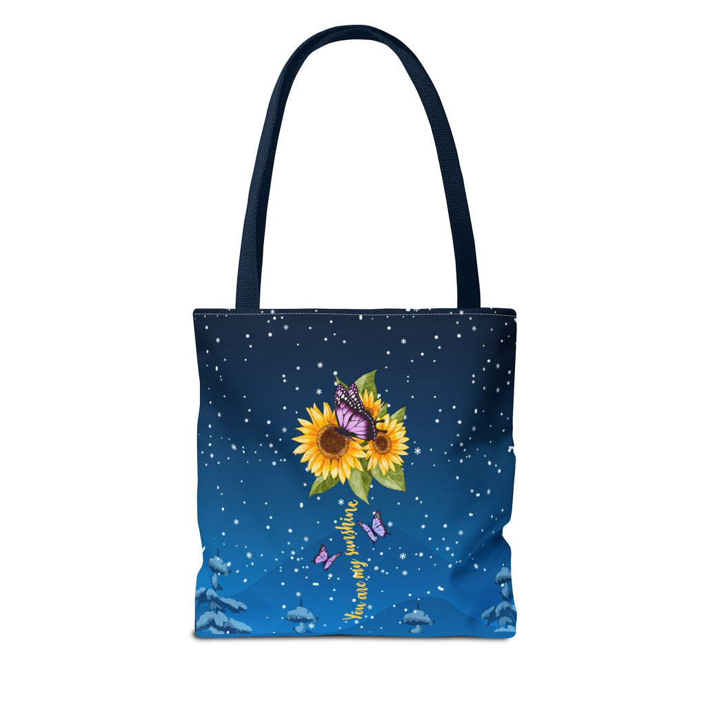 Heartfelt Sunflower Tote Bag for Daughters | Inspirational Gift | Birthday, Graduation, Mother's Day, Everyday Use, Floral Art